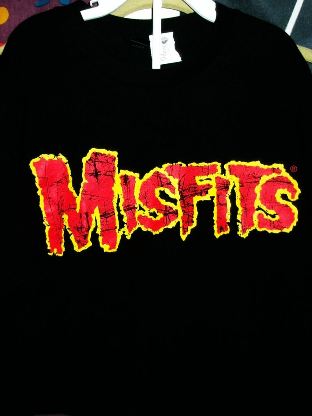 misfits fiend club new women small crop top tee - danzig nyc cbgb horror punk